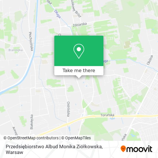 Przedsiębiorstwo Albud Monika Ziółkowska map