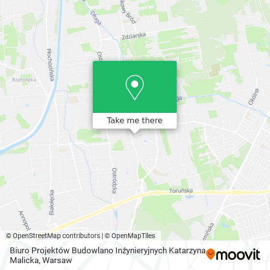 Biuro Projektów Budowlano Inźynieryjnych Katarzyna Malicka map