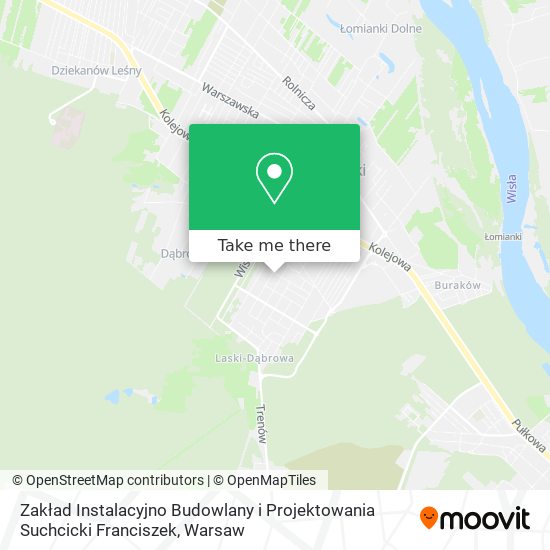 Zakład Instalacyjno Budowlany i Projektowania Suchcicki Franciszek map