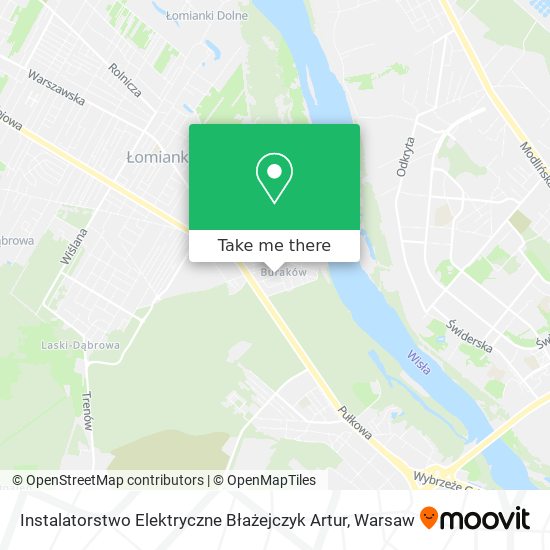 Instalatorstwo Elektryczne Błażejczyk Artur map