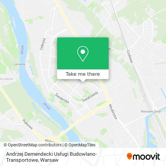 Andrzej Demendecki Usługi Budowlano-Transportowe map