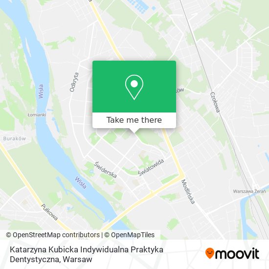 Katarzyna Kubicka Indywidualna Praktyka Dentystyczna map