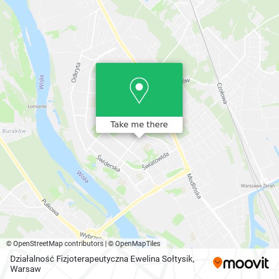 Działalność Fizjoterapeutyczna Ewelina Sołtysik map