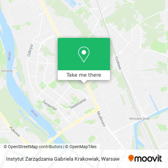 Instytut Zarządzania Gabriela Krakowiak map