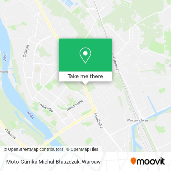 Moto-Gumka Michał Błaszczak map