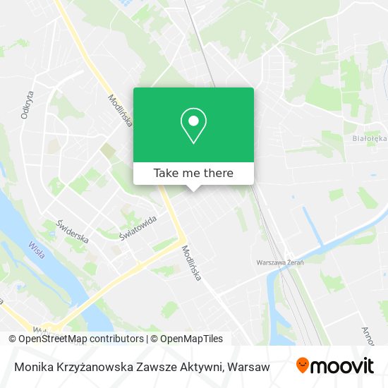 Monika Krzyżanowska Zawsze Aktywni map