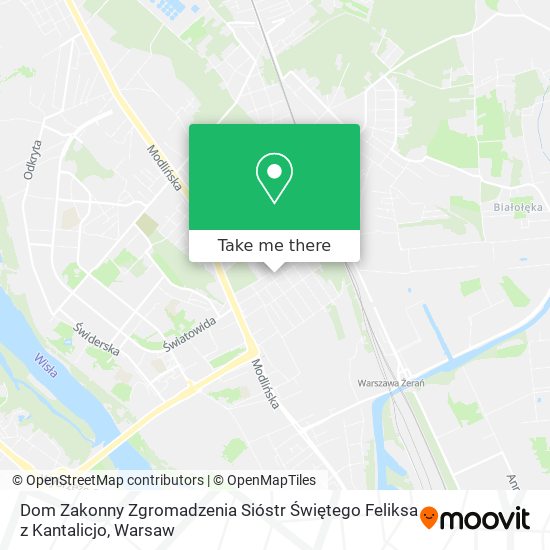 Dom Zakonny Zgromadzenia Sióstr Świętego Feliksa z Kantalicjo map