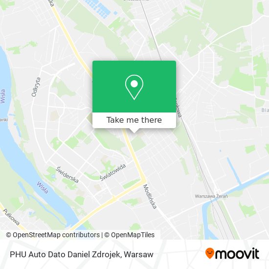 PHU Auto Dato Daniel Zdrojek map