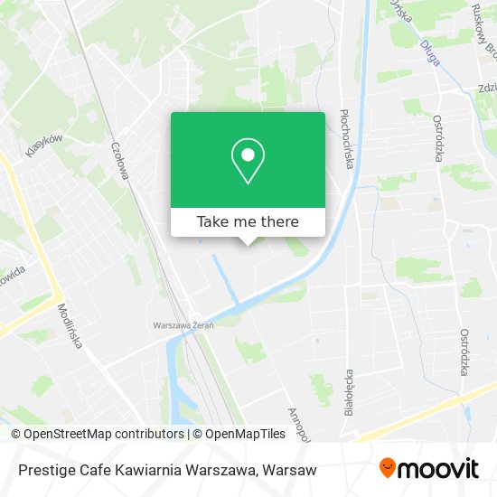 Prestige Cafe Kawiarnia Warszawa map