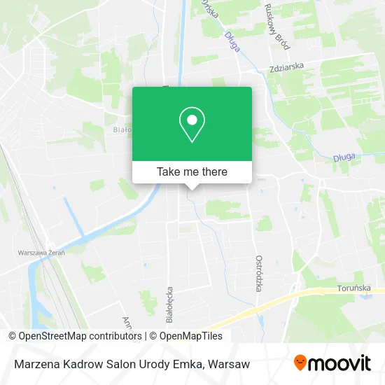 Marzena Kadrow Salon Urody Emka map