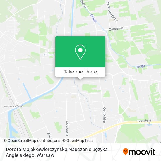 Dorota Majak-Świerczyńska Nauczanie Języka Angielskiego map