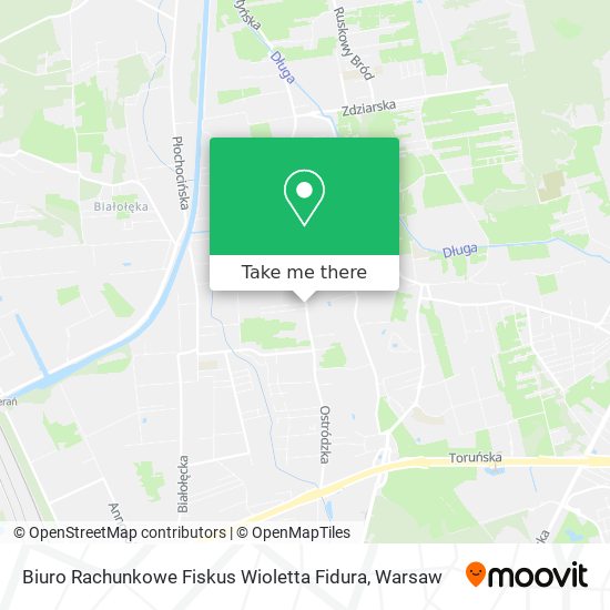 Biuro Rachunkowe Fiskus Wioletta Fidura map