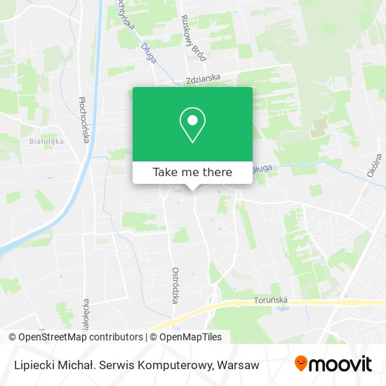 Lipiecki Michał. Serwis Komputerowy map