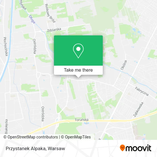 Przystanek Alpaka map