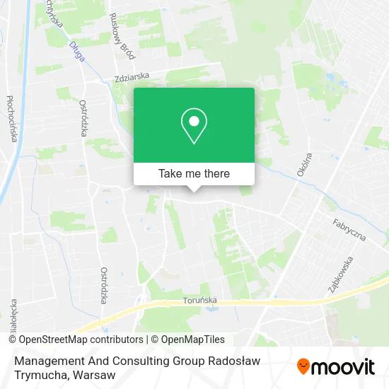 Карта Management And Consulting Group Radosław Trymucha