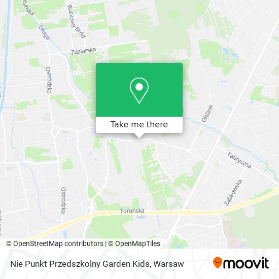 Nie Punkt Przedszkolny Garden Kids map