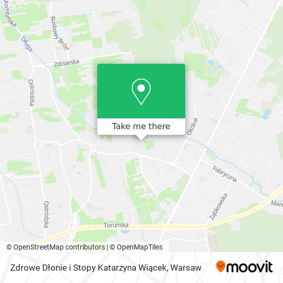 Zdrowe Dłonie i Stopy Katarzyna Wiącek map