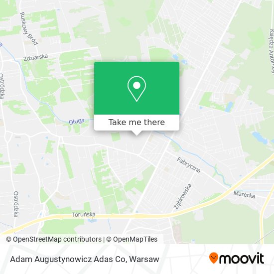 Adam Augustynowicz Adas Co map