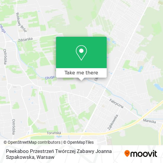 Peekaboo Przestrzeń Twórczej Zabawy Joanna Szpakowska map