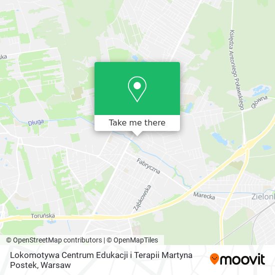 Lokomotywa Centrum Edukacji i Terapii Martyna Postek map