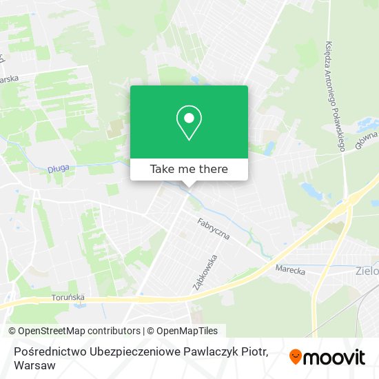 Pośrednictwo Ubezpieczeniowe Pawlaczyk Piotr map