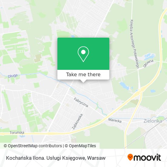 Kochańska Ilona. Usługi Księgowe map