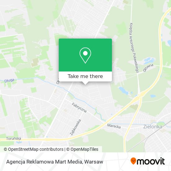 Agencja Reklamowa Mart Media map