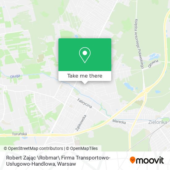 Robert Zając \Robmar\ Firma Transportowo-Usługowo-Handlowa map