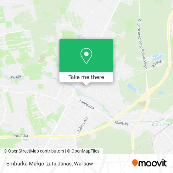 Карта Embarka Małgorzata Janas