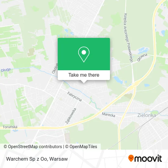 Warchem Sp z Oo map