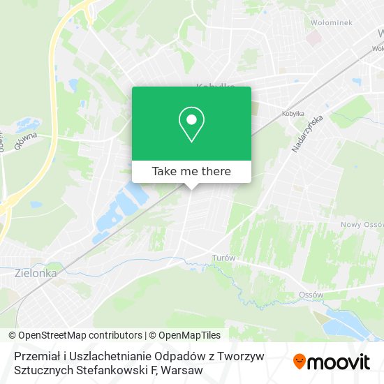 Przemiał i Uszlachetnianie Odpadów z Tworzyw Sztucznych Stefankowski F map