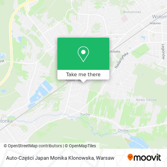 Auto-Części Japan Monika Klonowska map