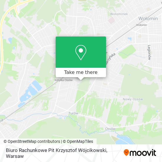 Biuro Rachunkowe Pit Krzysztof Wójcikowski map