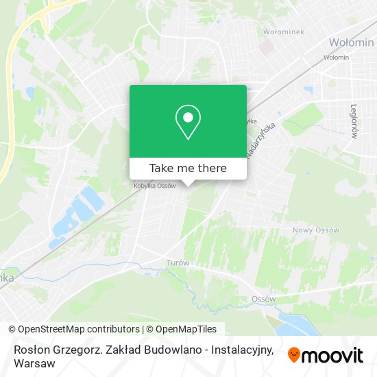 Rosłon Grzegorz. Zakład Budowlano - Instalacyjny map