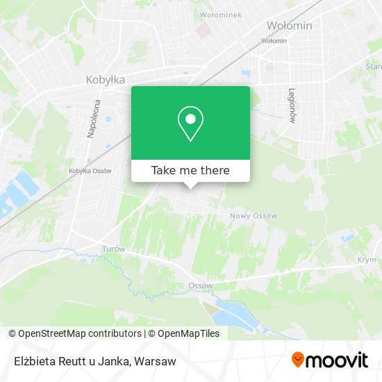 Elżbieta Reutt u Janka map