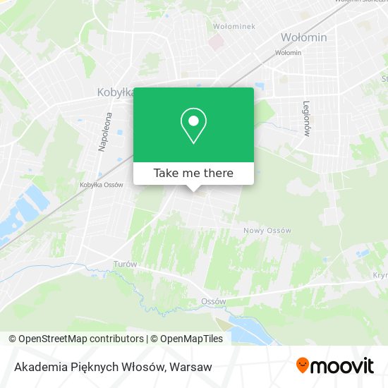 Akademia Pięknych Włosów map