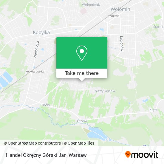 Handel Okrężny Górski Jan map