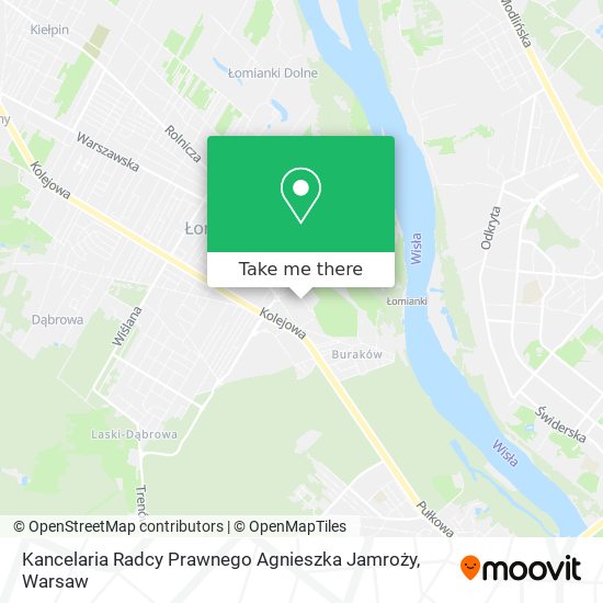 Kancelaria Radcy Prawnego Agnieszka Jamroży map