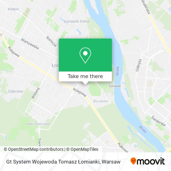 Gt System Wojewoda Tomasz Łomianki map