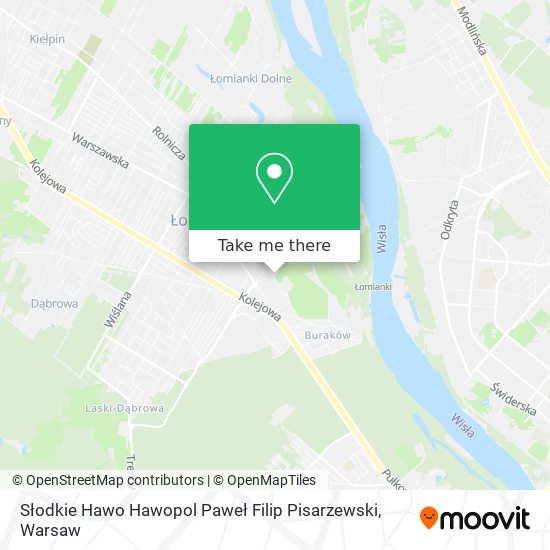 Słodkie Hawo Hawopol Paweł Filip Pisarzewski map