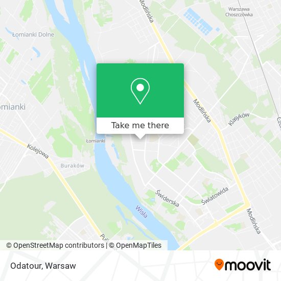 Odatour map