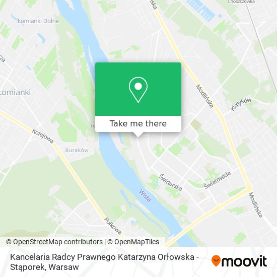 Kancelaria Radcy Prawnego Katarzyna Orłowska - Stąporek map