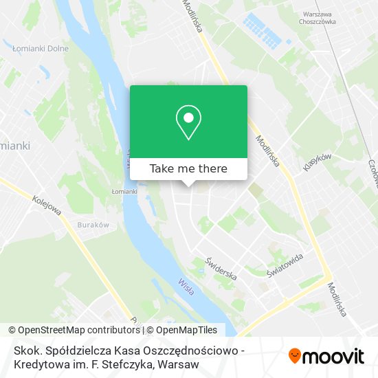 Skok. Spółdzielcza Kasa Oszczędnościowo - Kredytowa im. F. Stefczyka map