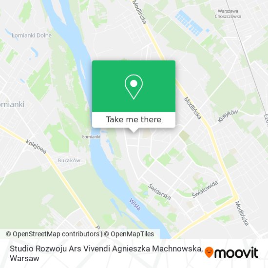 Studio Rozwoju Ars Vivendi Agnieszka Machnowska map