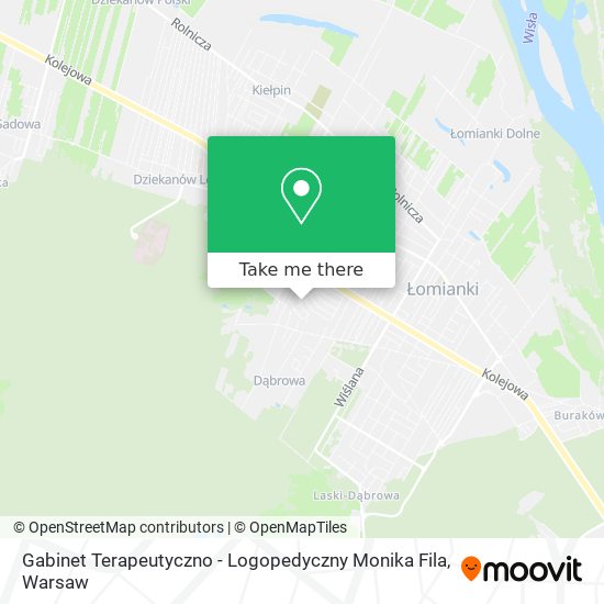 Gabinet Terapeutyczno - Logopedyczny Monika Fila map