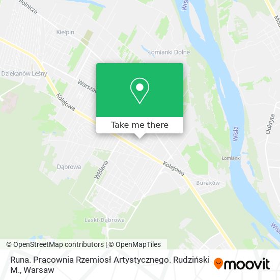 Runa. Pracownia Rzemiosł Artystycznego. Rudziński M. map