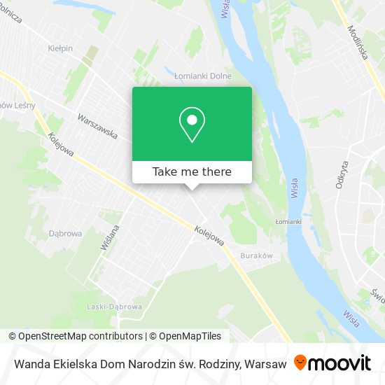 Wanda Ekielska Dom Narodzin św. Rodziny map