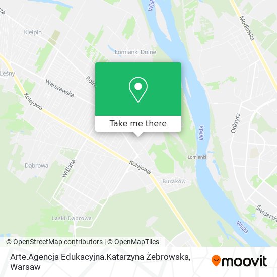 Arte.Agencja Edukacyjna.Katarzyna Żebrowska map