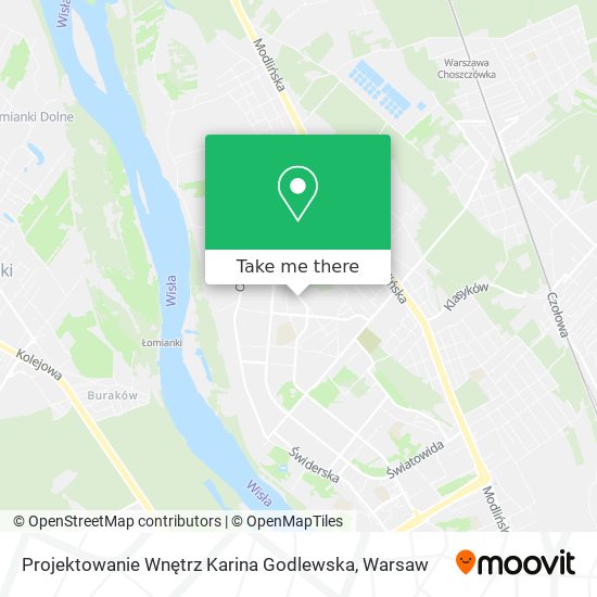 Projektowanie Wnętrz Karina Godlewska map