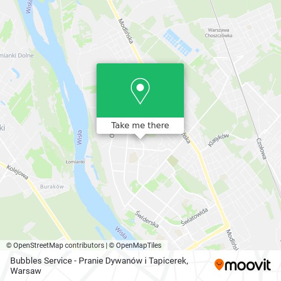 Bubbles Service - Pranie Dywanów i Tapicerek map